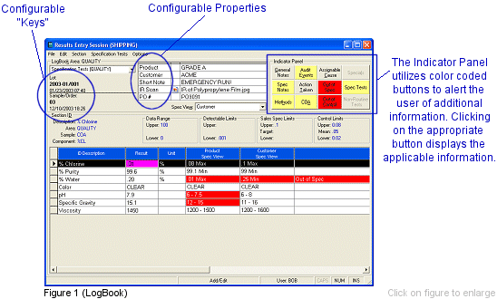 LabSoft LIMS Software Customizing Results Entry